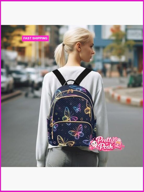Mini Backpack Purse Lightweight Travel Daypack Nylon Unisex Daypack Backpack main image 4